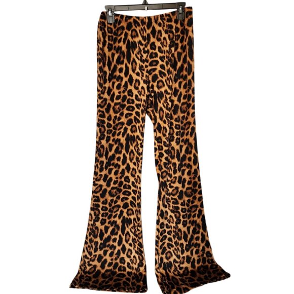 Alloy Apparel Pants - EUC Alloy Apparel Animal Print Wide Legged Leggins (long)
